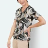 T-shirt - Sort Mix - V-hals