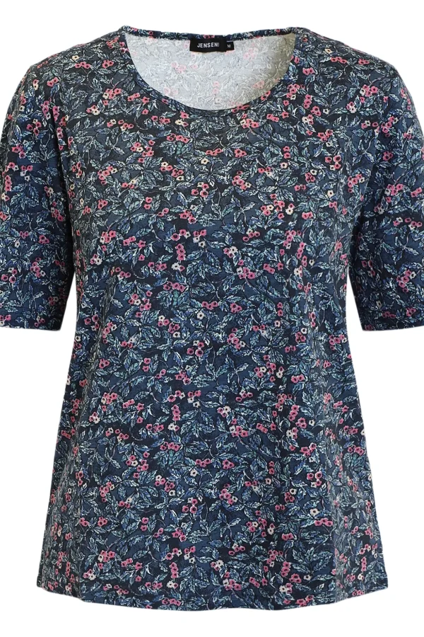T-shirt Kortærmet - Navy Mix