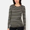 T-shirt Langærmet - Black mix