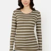 T-shirt Langærmet - Olive Night Mix