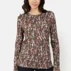T-shirt Langærmet - Olive Night Mix