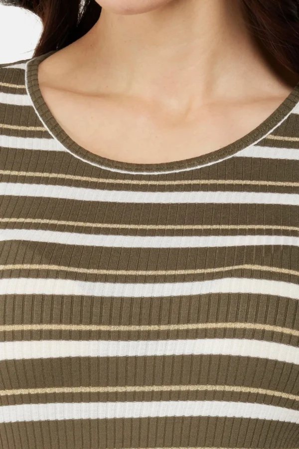 T-shirt Langærmet - Olive Night Mix