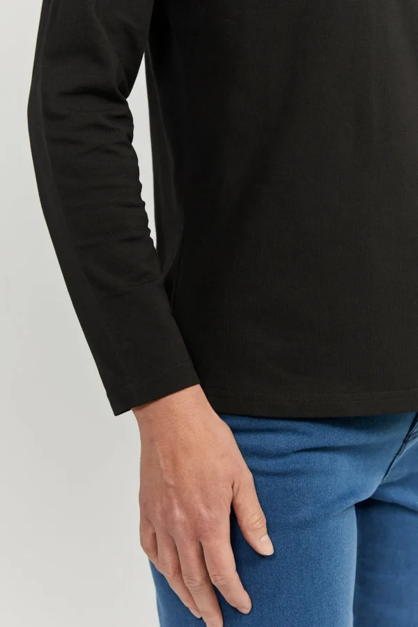 T-shirt Langærmet - Sort