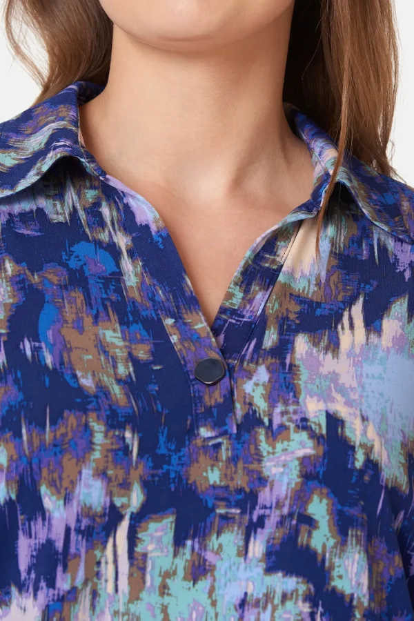 T-shirt Med 3/4 ærmer - Beacon Blue