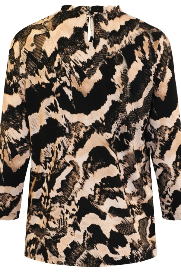 T-shirt Med 3/4 ærmer - Brun