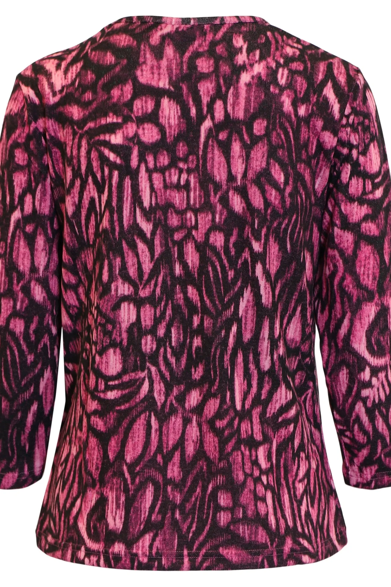 tshirt_med__rmer__fuchsia_1.webp T-shirt Med 3/4 ærmer - Fuchsia Mix