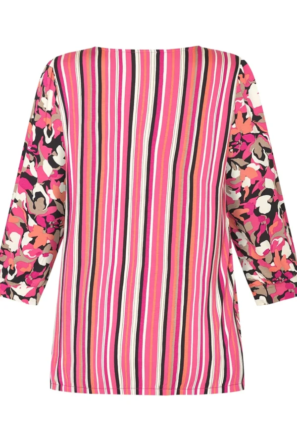 T-shirt Med 3/4 ærmer - Magenta