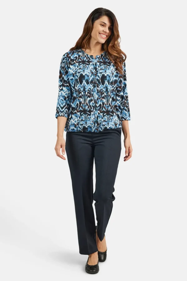 T-shirt Med 3/4 ærmer - Midnight Blue