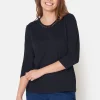 T-shirt Med 3/4 ærmer - Night Sky