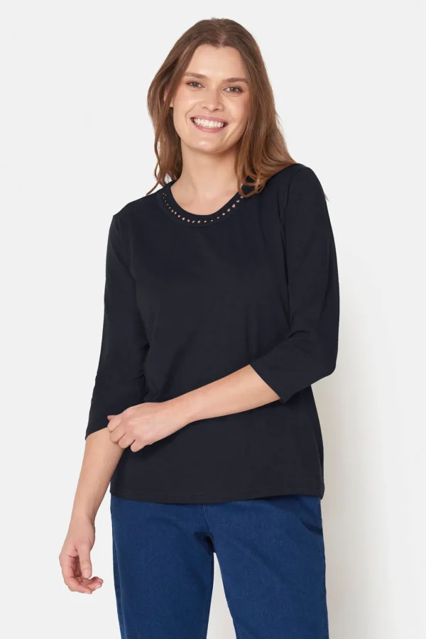 T-shirt Med 3/4 ærmer - Night Sky