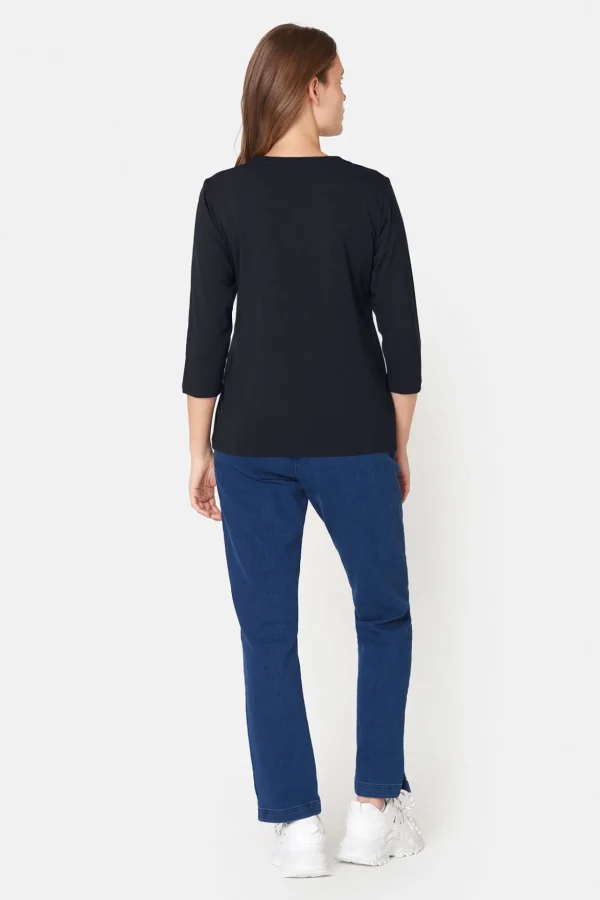 T-shirt Med 3/4 ærmer - Night Sky