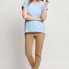T-shirt Med Korte ærmer - Chambray Blue