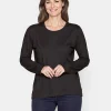 T-shirt Med Rund Hals - Black