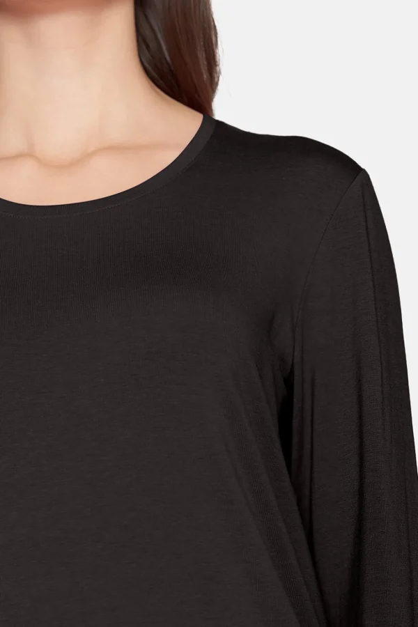 T-shirt Med Rund Hals - Black