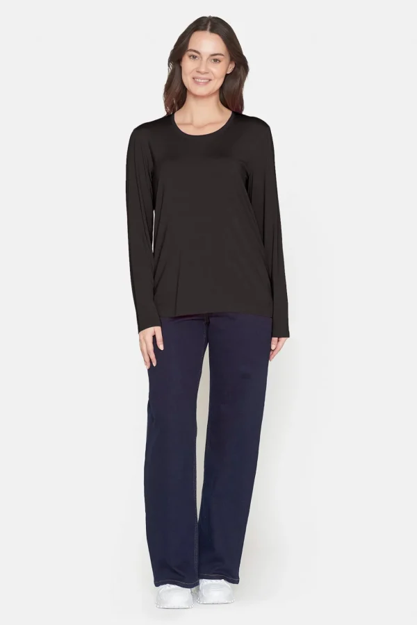 T-shirt Med Rund Hals - Black