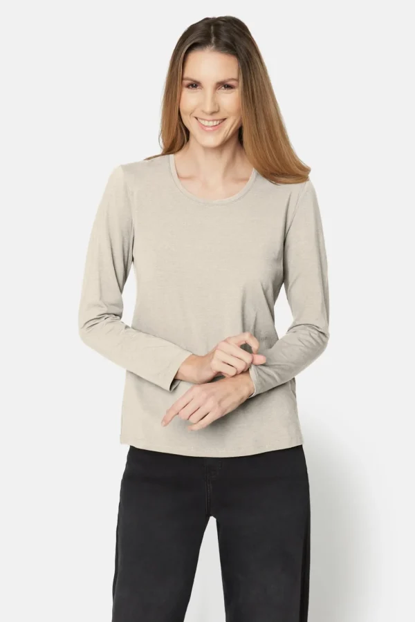 T-shirt Med Rund Hals - Whitecap
