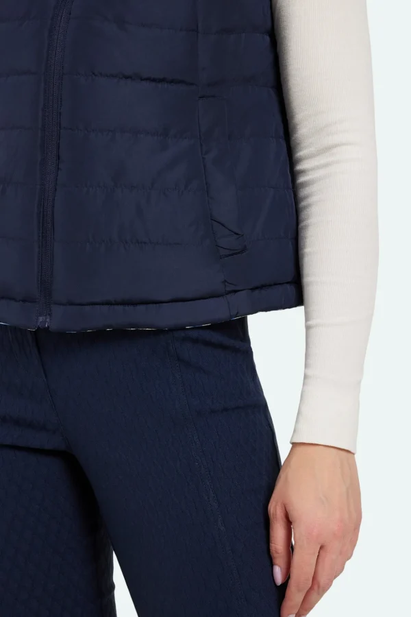 Vest - Blå - Vendbart design