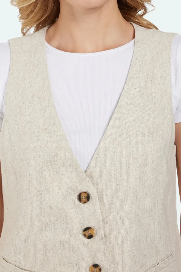 Vest - Sand Melange