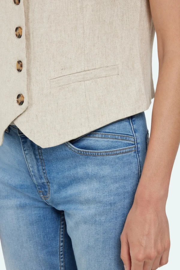 Vest - Sand Melange