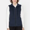 Vest i fleece - Navy