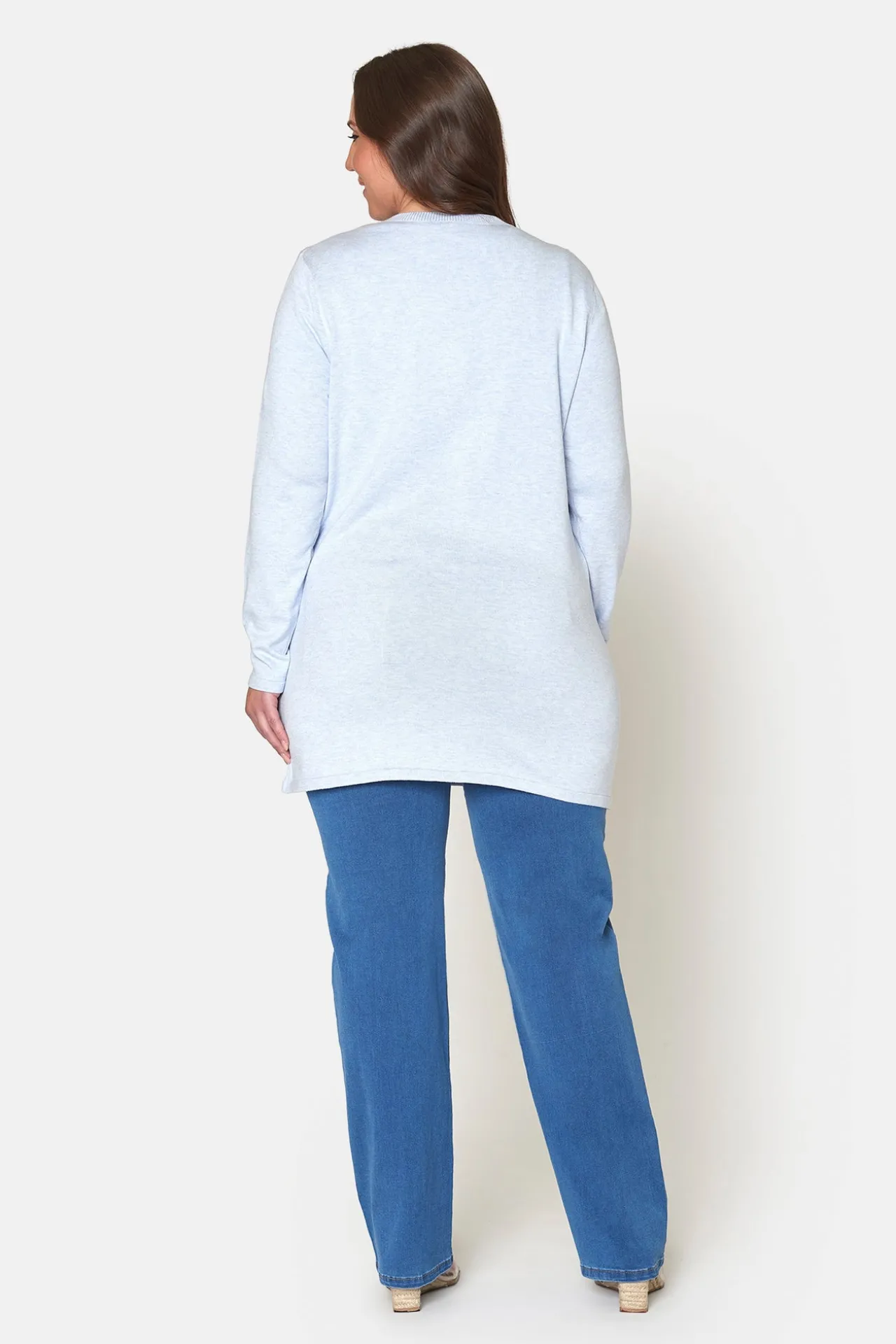 basic_cardigan__blue_mela_2.webp Basic Cardigan - Blue Melange
