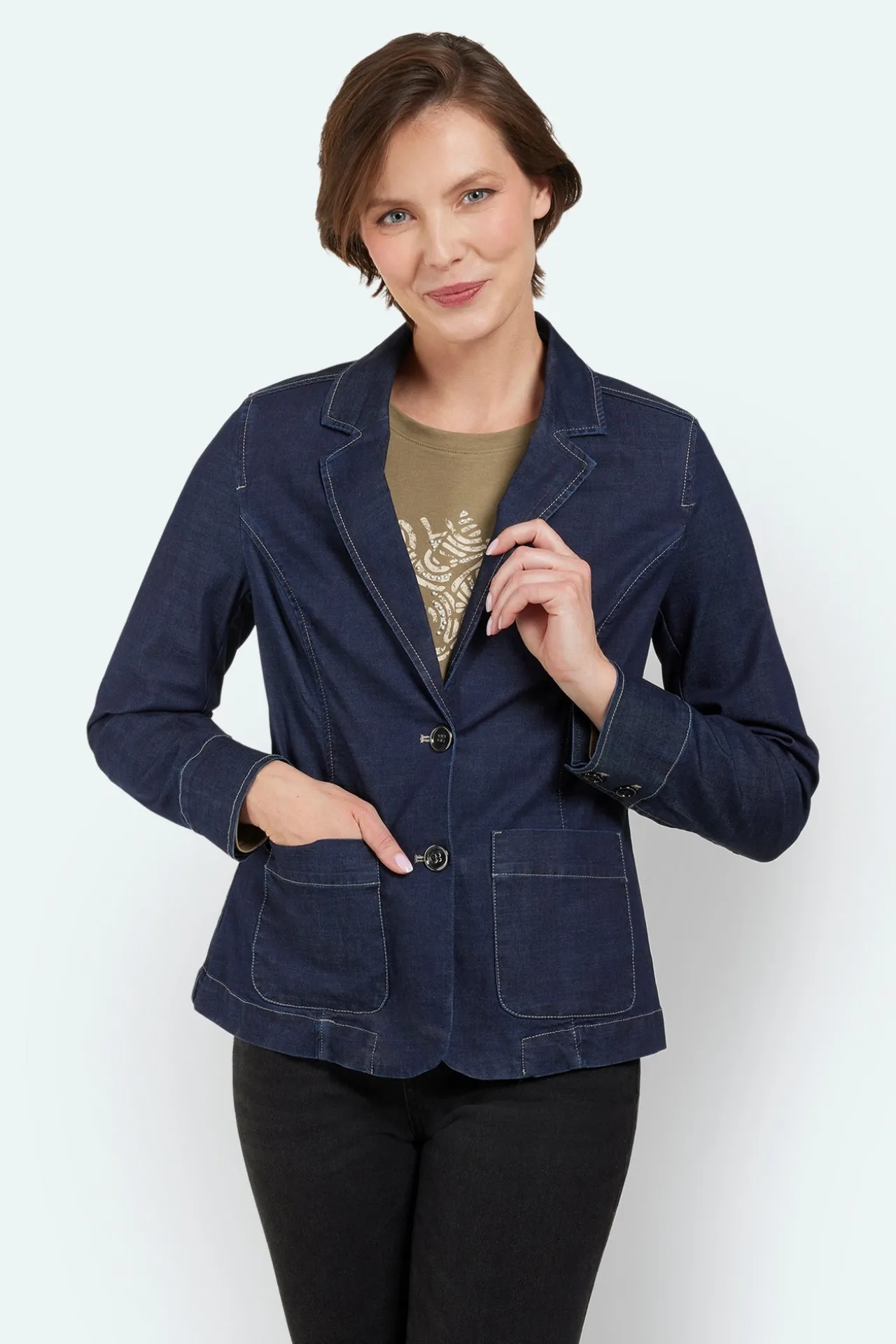 blazer__bl__denim_0.webp Blazer - Blå - Denim