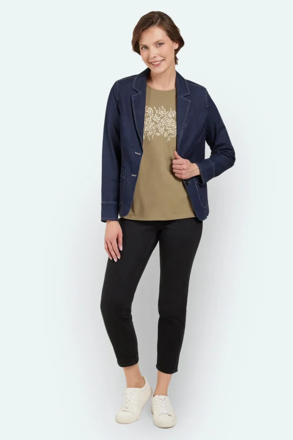 Blazer - Blå - Denim