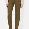 Bukser 7/8 Jane - Olive Green