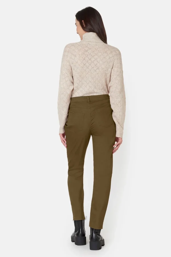 Bukser 7/8 Jane - Olive Green