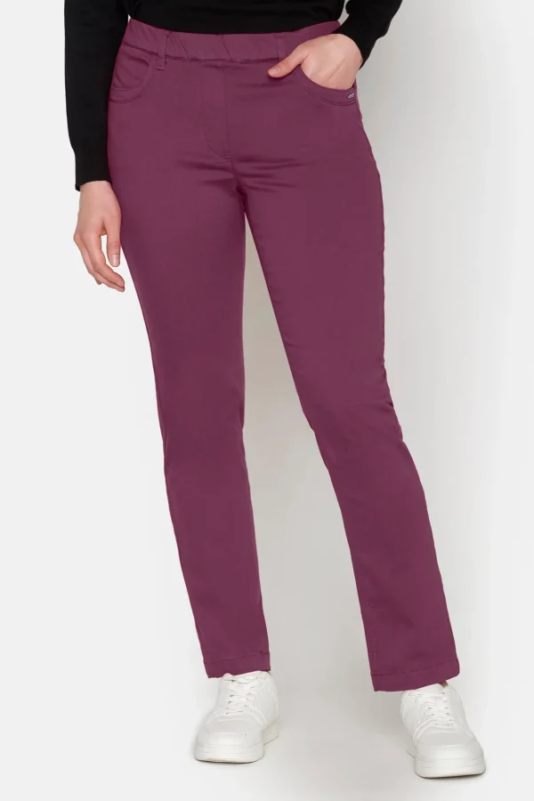 Bukser Madelaine - Bordeaux - Straight fit