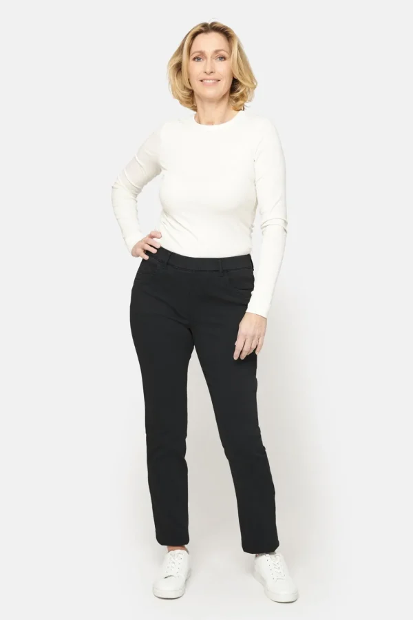 Bukser Madelaine - Sort - Straight fit