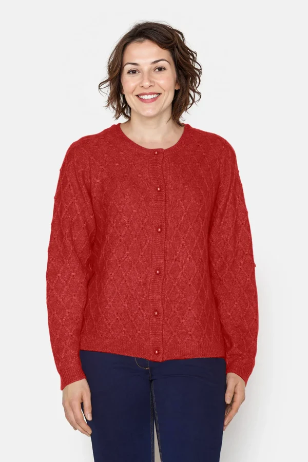 Cardigan - Coral Melange