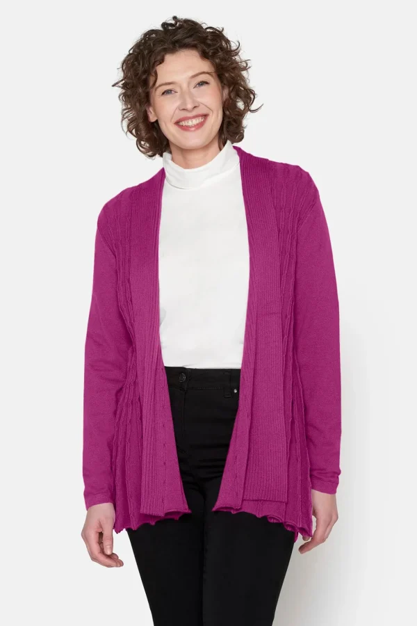 Cardigan - Fuchsia Pink