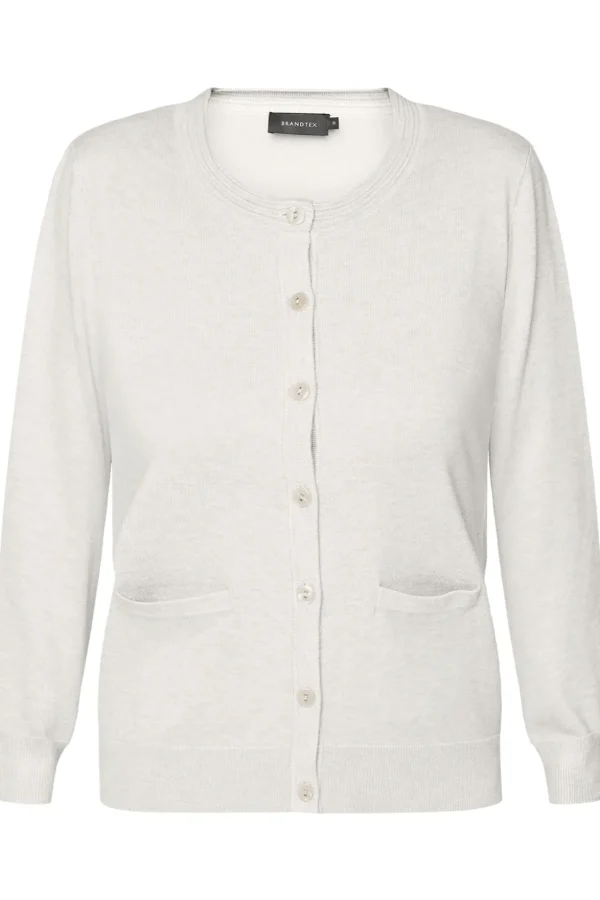 Cardigan Med Lomme - Off White