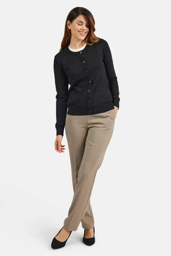 Cardigan Med Lomme - Sort