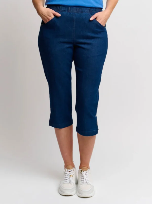 Denim Capribuks - Dark blue denim