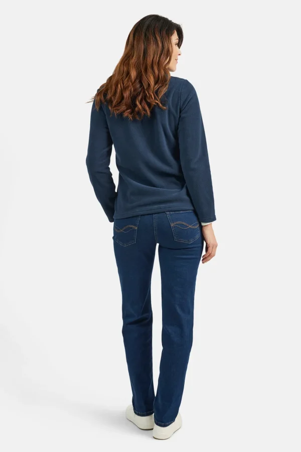 Fleece jakke - Navy