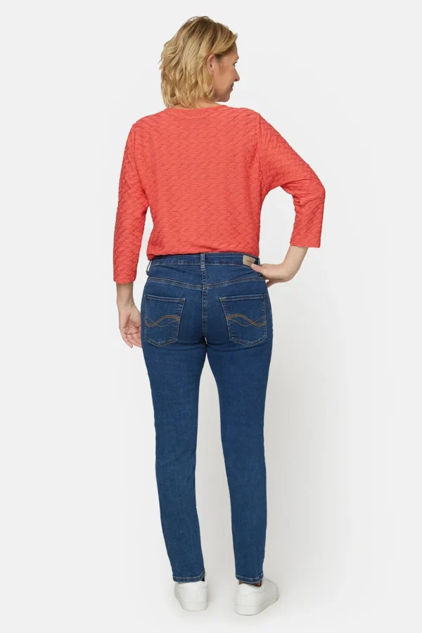 Ingrid Jeans - Blue denim - Straight fit, Wide Leg