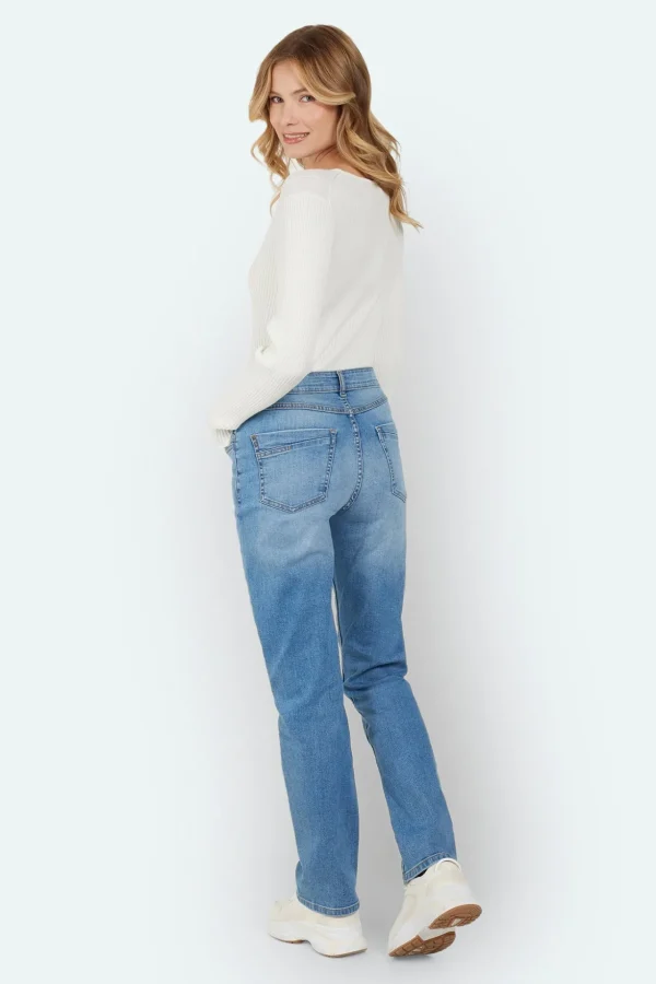 Jeans - Lys Blå Denim - Lige ben
