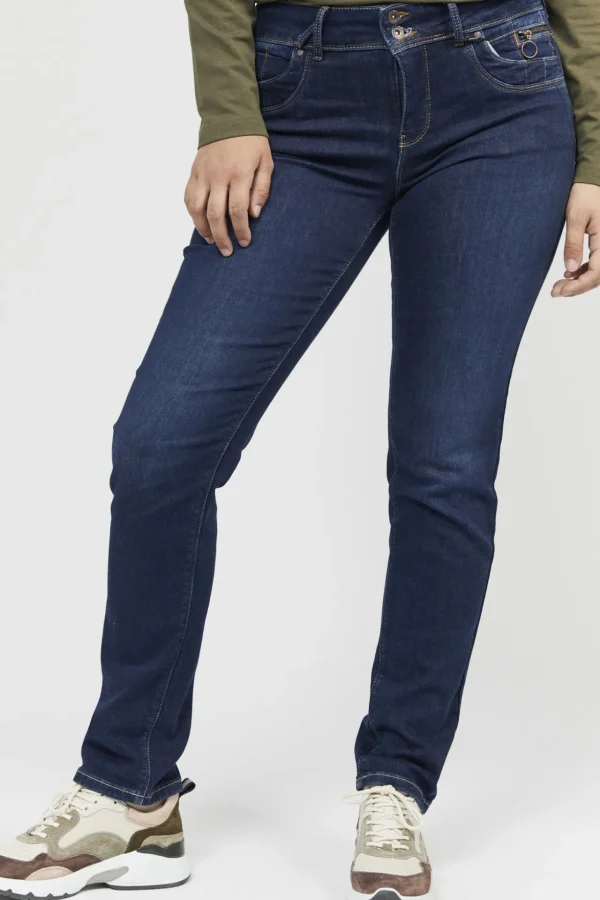 Jeans Hannah Straight Legs - Dark Blue
