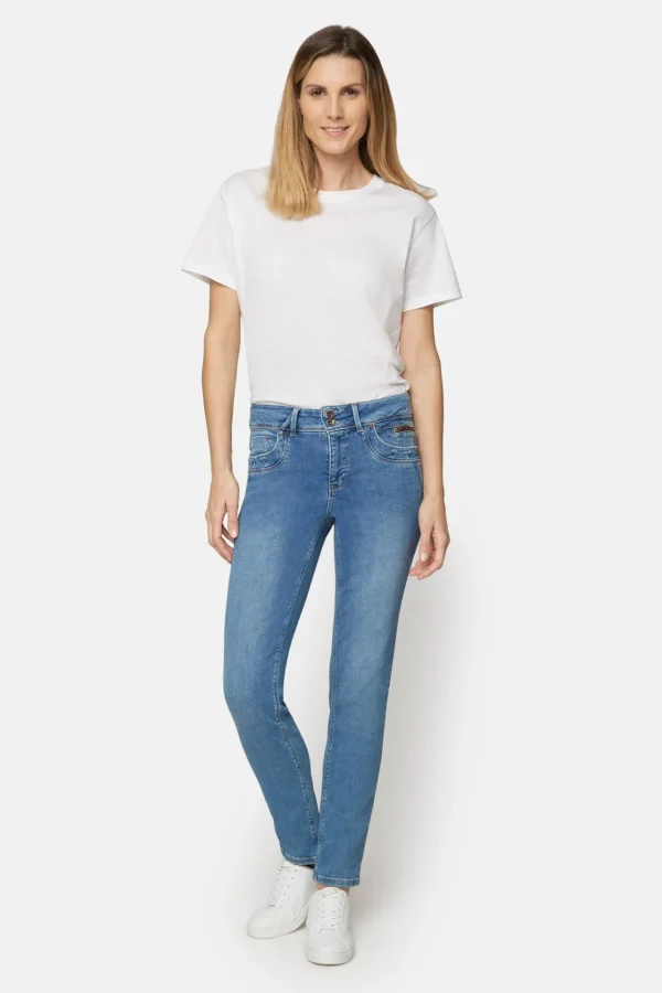 Jeans Hannah Straight Legs - Light Blue Denim