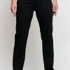 Jeans Ingrid - Straight fit, Wide Leg - Sort Denim