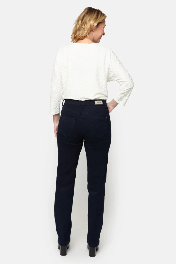 Jeans Ingrid - Straight fit, Wide Leg - Navy Denim