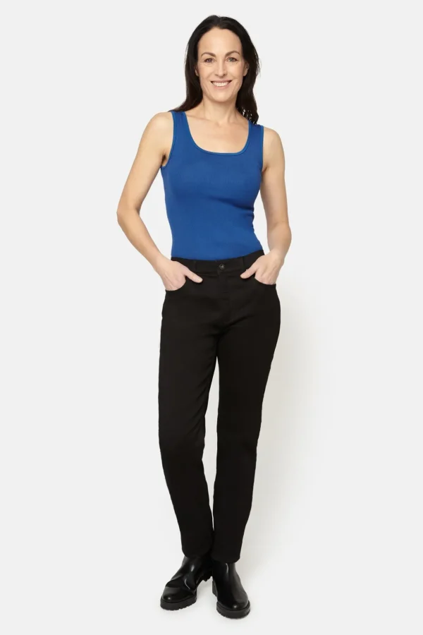 Jeans Joyce - Black tone in tone