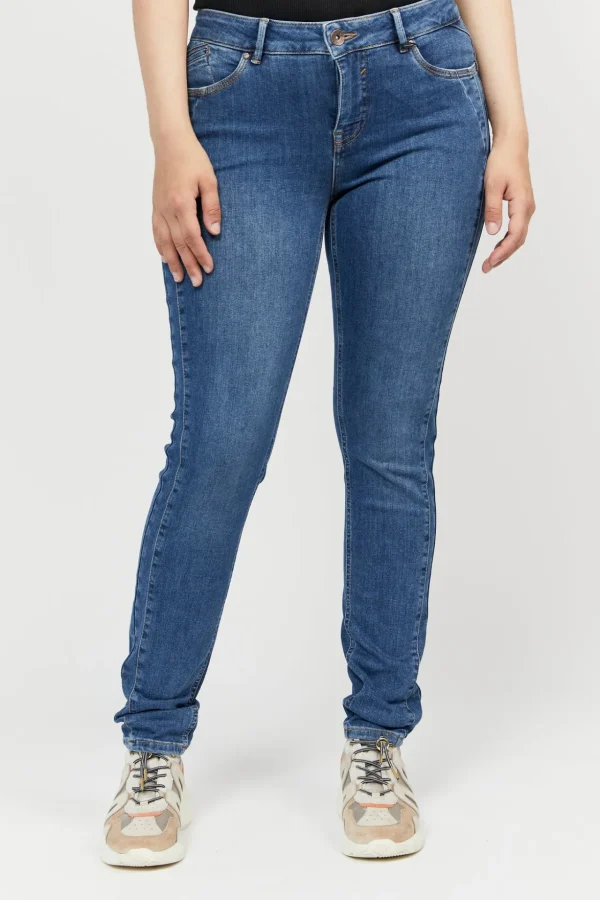 Jeans Maggie - Narrow Legs - Vasket blå