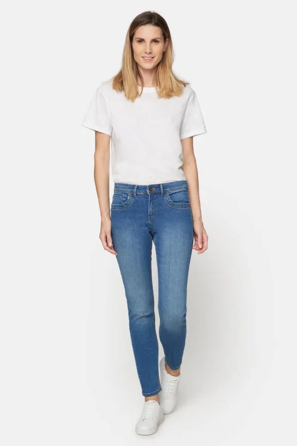 Jeans Maggie - Narrow Legs - Medium Blå Denim