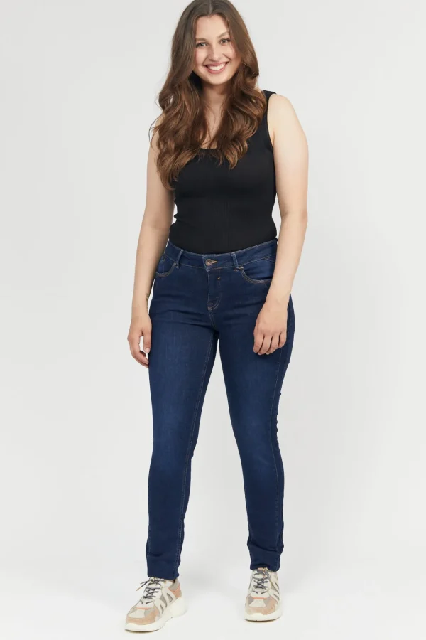 Jeans Maggie - Narrow Legs - Mørk Blå