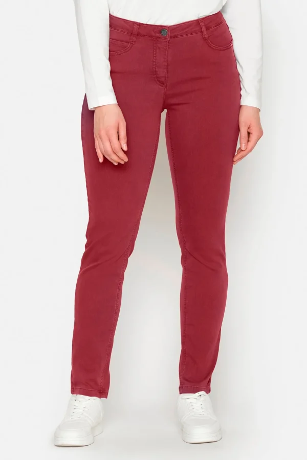Jeans Superstretch Madelaine - Vine Red