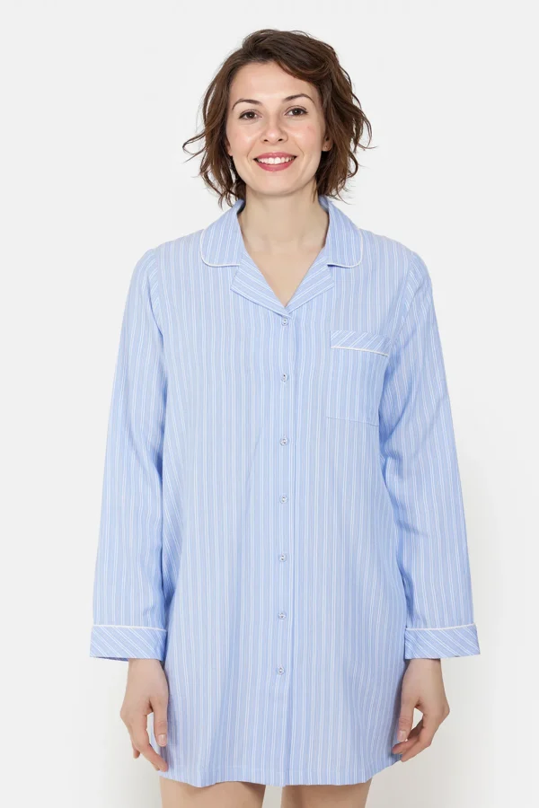 Natkjole - Cornflower Blue
