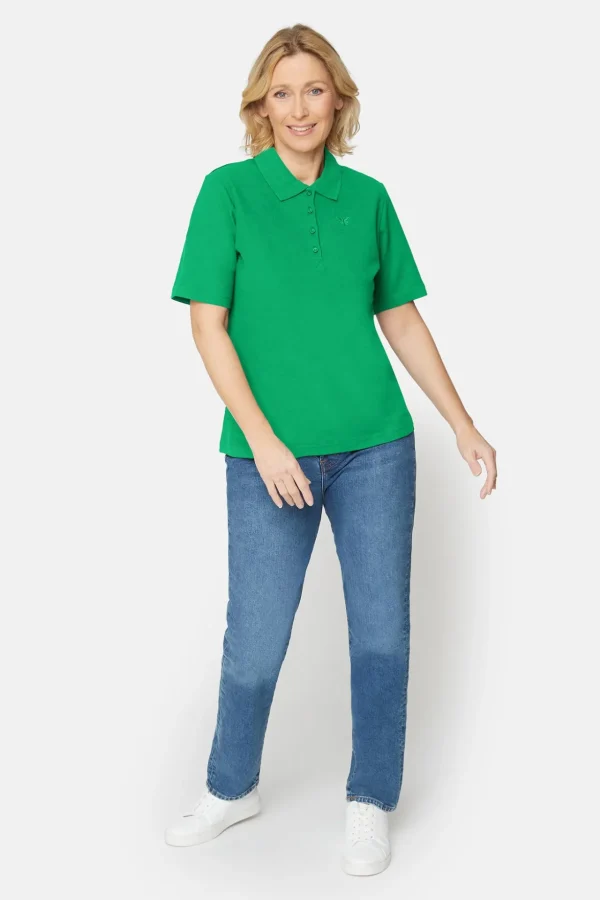 Polo-t-shirt - Bright Green
